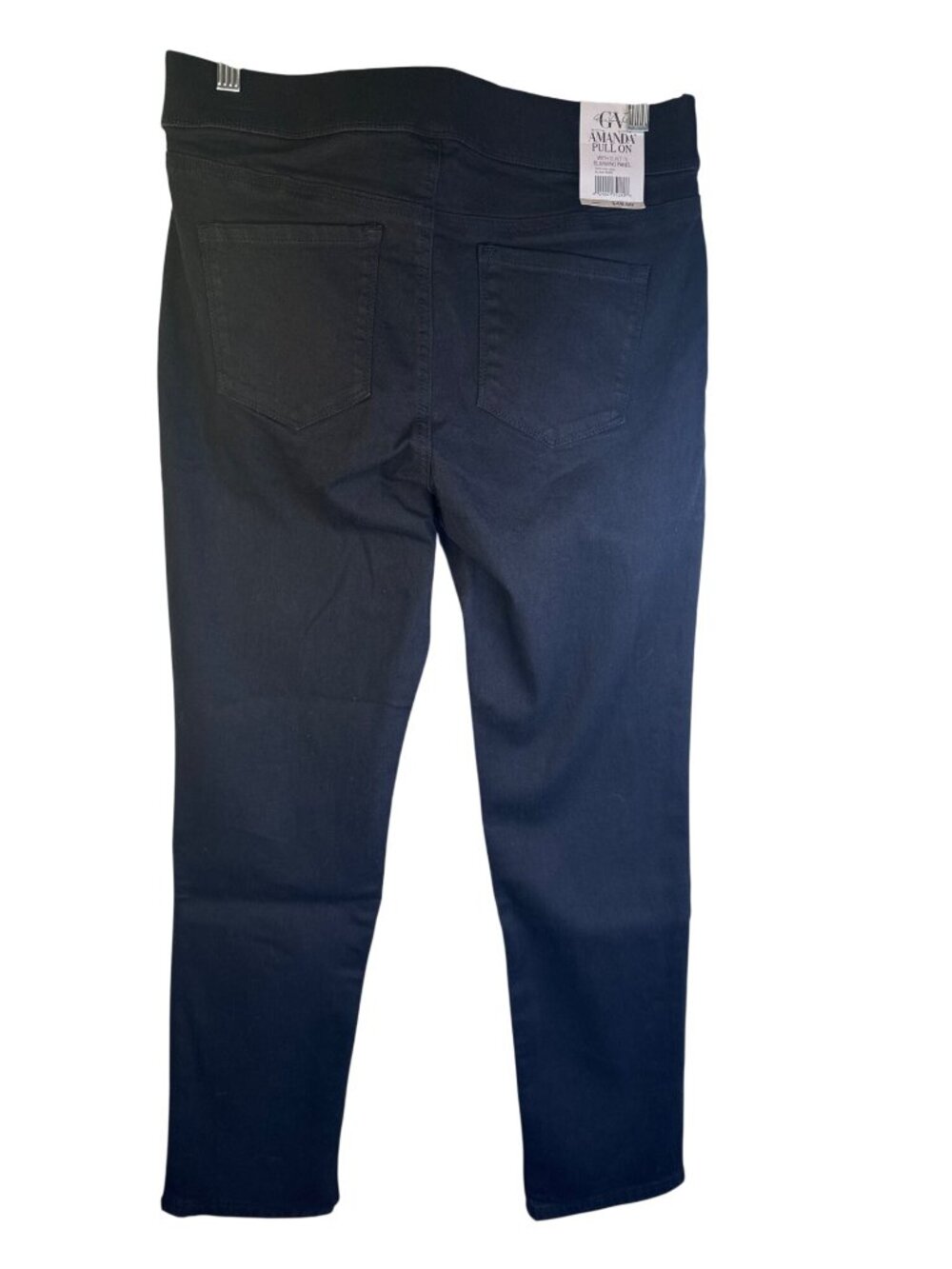 New Gloria Vanderbilt Size 10 Amanda Black Pull-On Slimming Stretch Pants - Picture 3 of 14
